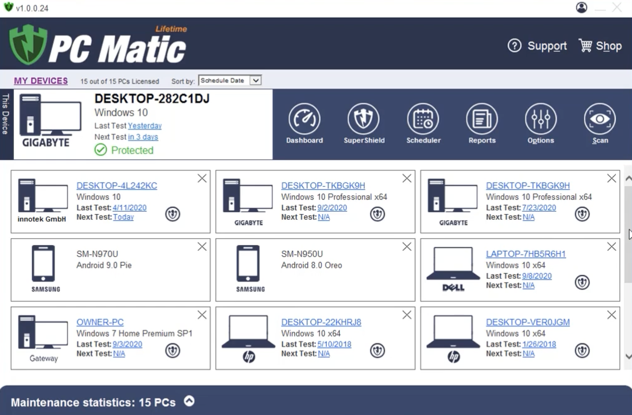 PC Matic 4.0 features a larger and more expansive user interface