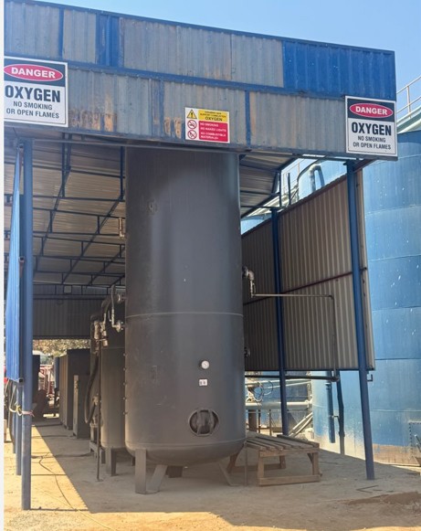 Installation of Oxygen Plant to Improve Slurry Oxidation 