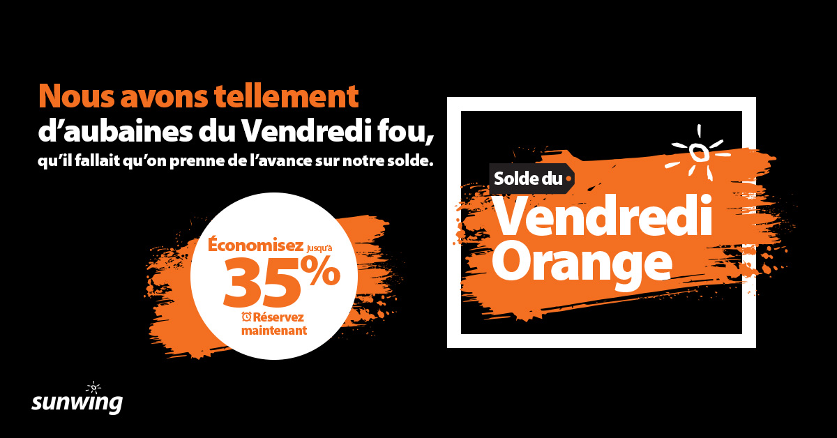Solde du Vendredi Orange 
