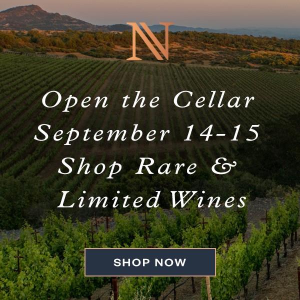 Shop Rare and Limited Napa Valley Wines September 14-15, 2021