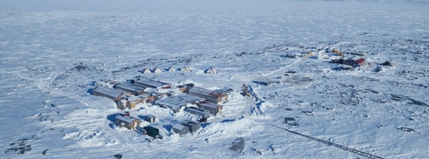 The field camp opened for winter operation at Ferguson Lake Project