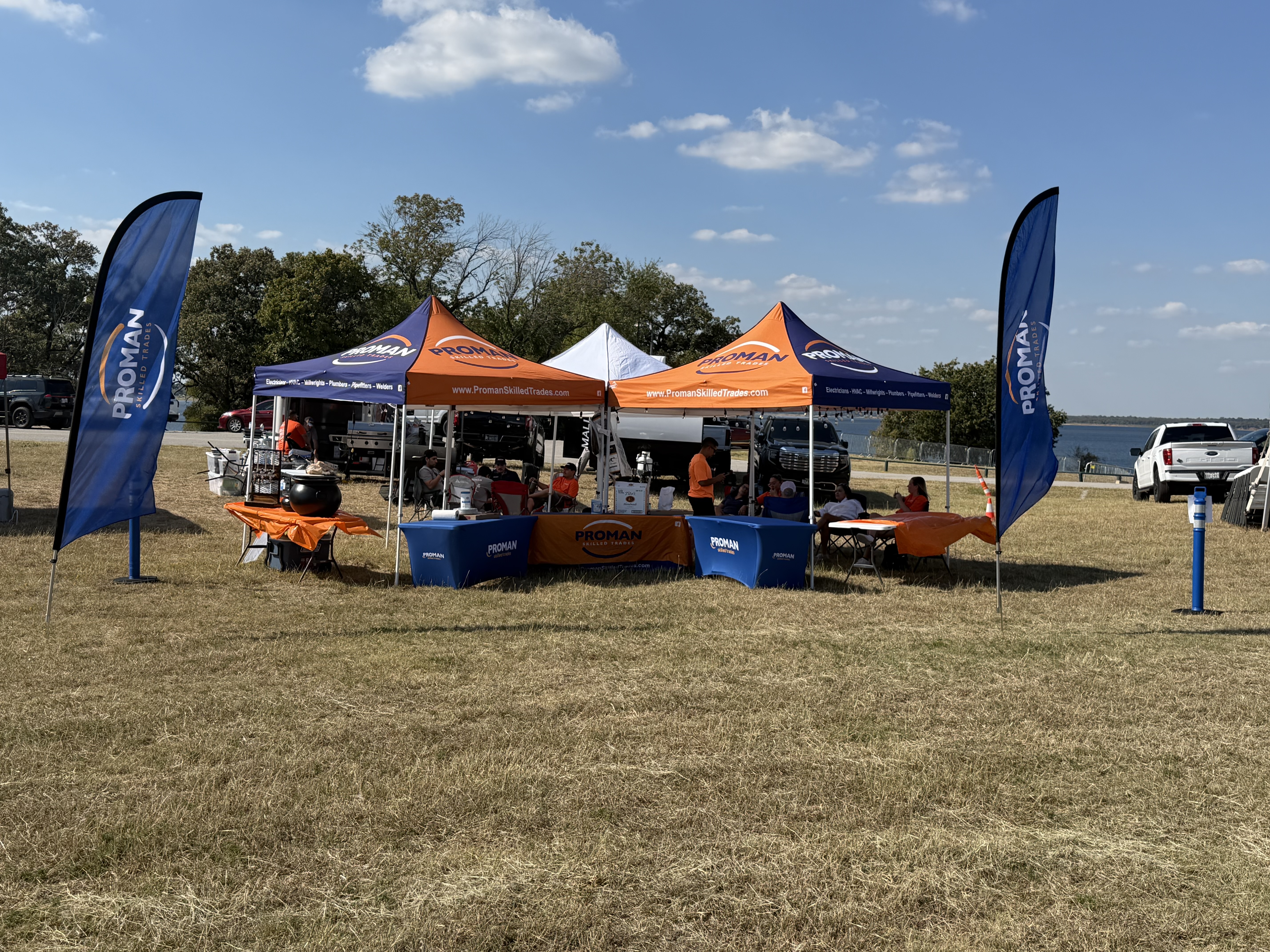 Proman Skilled Trades with Custom Pop Up canopy tents by splashtents