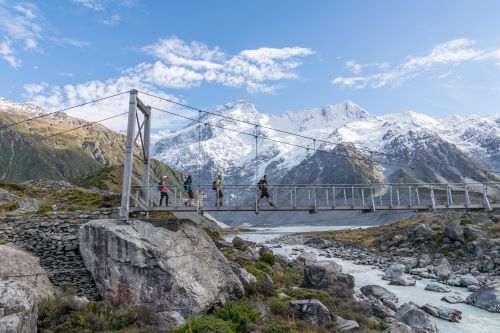 Guests on Active Adventures' Ultimate South Island Adventure