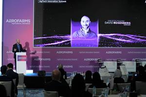 AeroFarms CEO David Rosenberg Gives a Keynote Address to Summit Guests