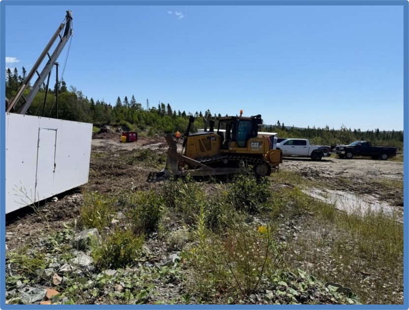 Figure 3- Mobilization and Site Preparation at Little Lepreau 