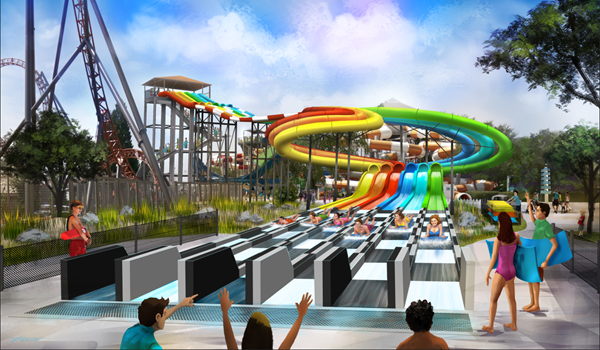 Boogie Board Racer, the longest mat racing water slide in the Southeast, is coming to Carowinds in 2020.