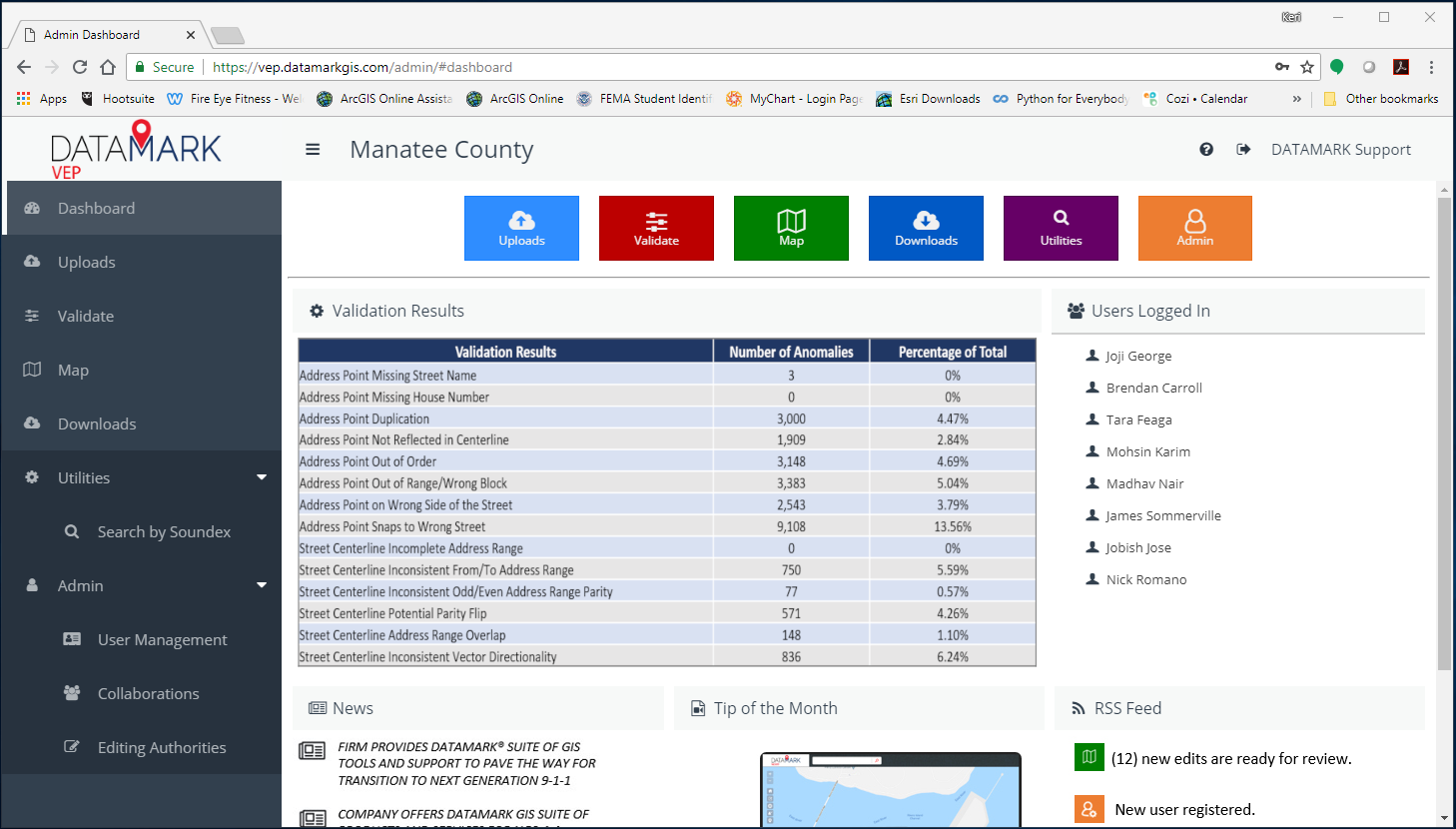 VEP Dashboard