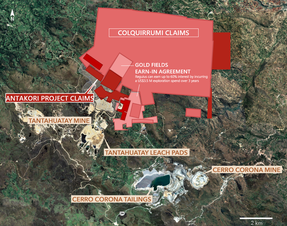 Location map of AntaKori Project