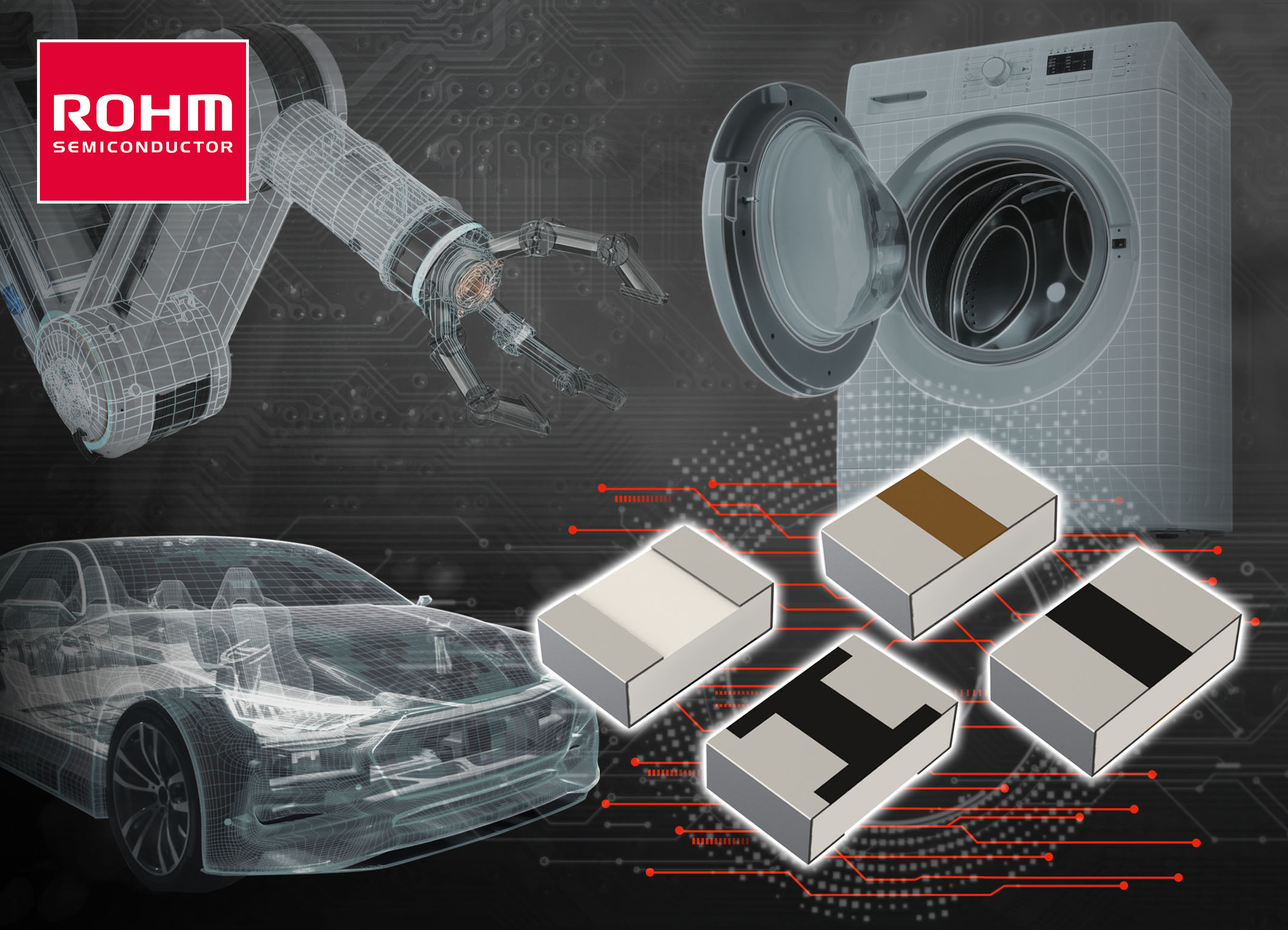 ROHM's UCR10C Series has the Industry's Highest Rated Power for 2012-Size Shunt Resistors - 10 mΩ to 100 mΩ