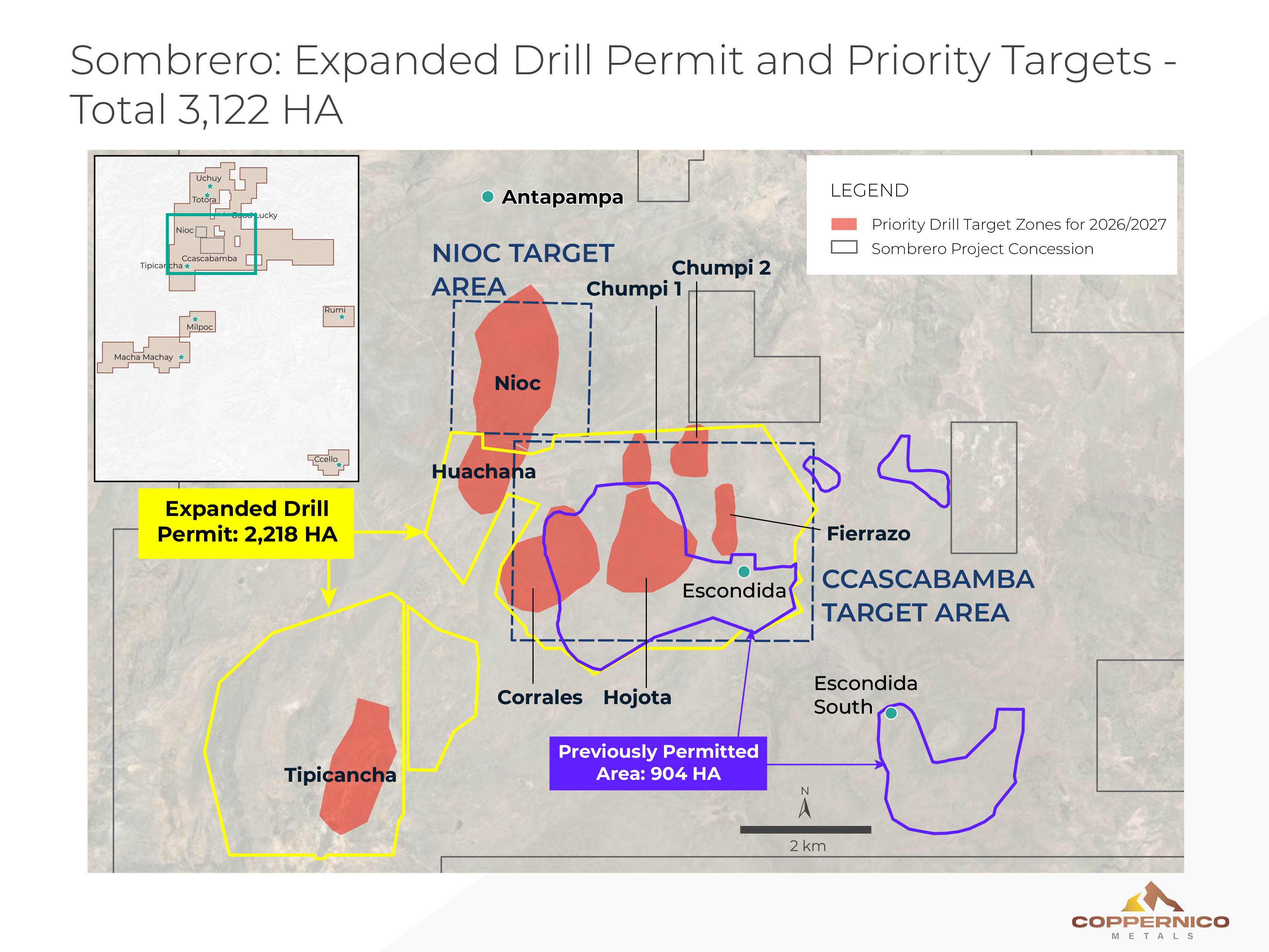 Coppernico Signs Drill Contract for Phase 2 Drill Program at Sombrero