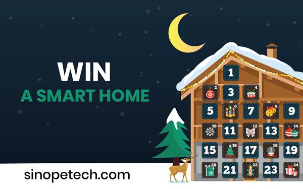Until December 24th, 2019, enter the contest «Win A Smart Home With the Sinopé Advent Calendar» valued at $1,130 - sinopetech.com.