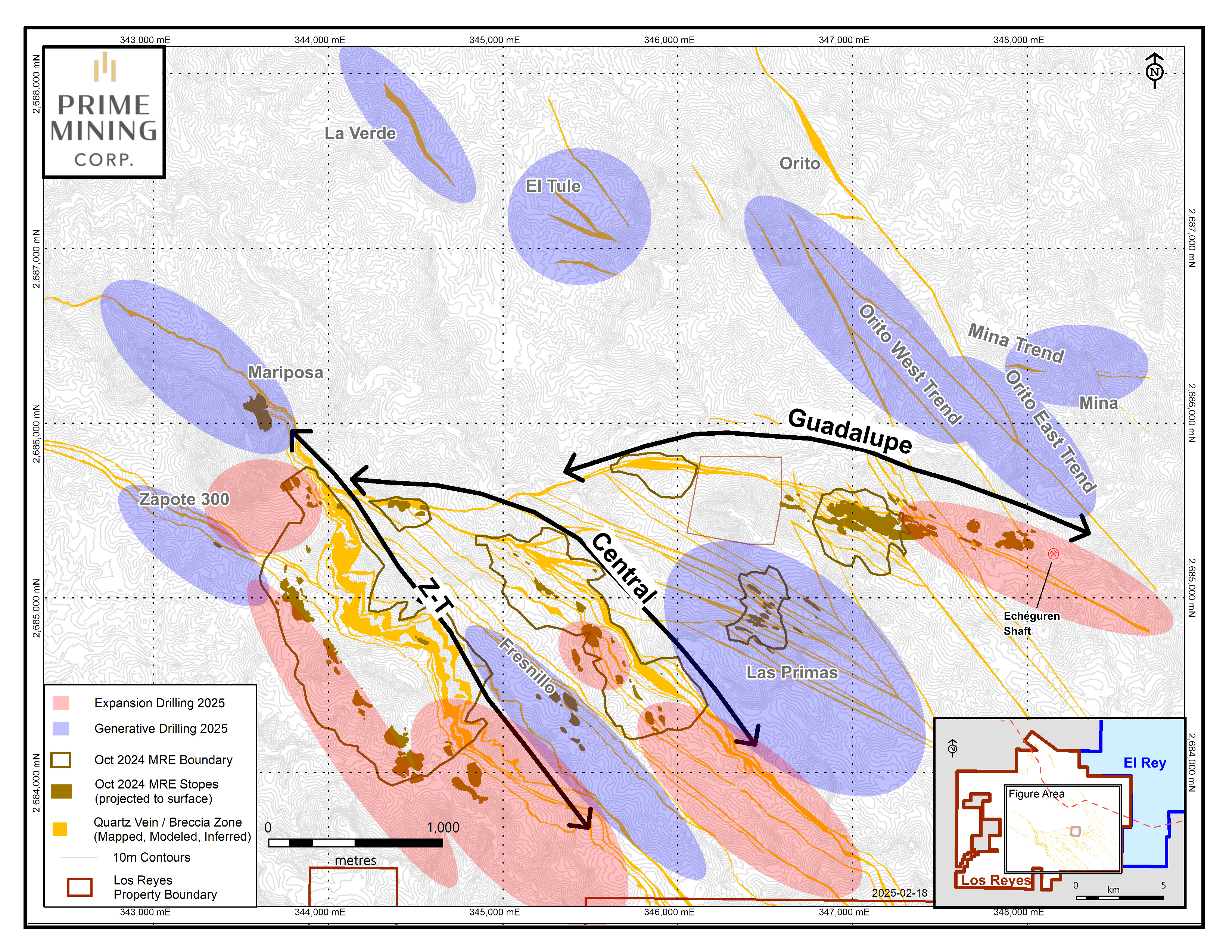 Figure 1 - Expansion & Generative Drilling Plan 2025