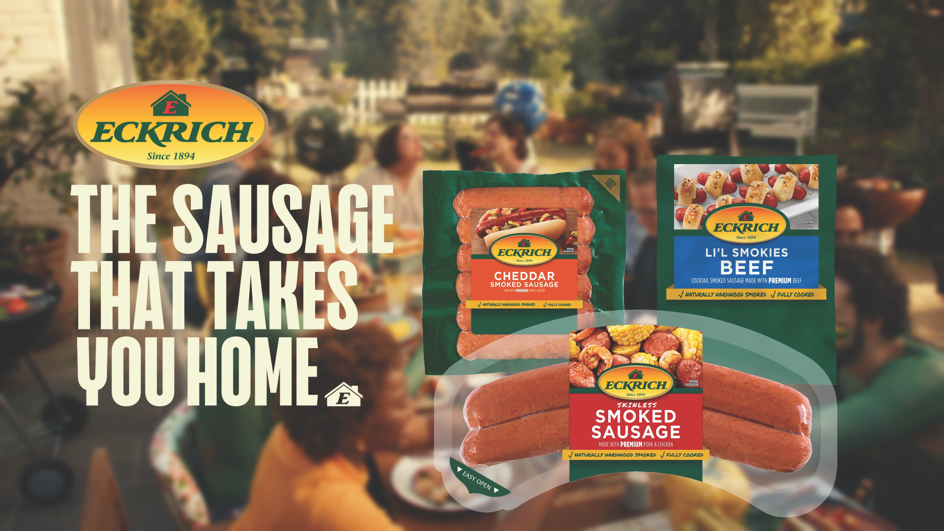 Eckrich is Introducing its Andouille Smoked Sausage Link, a new smoky addition to the table.