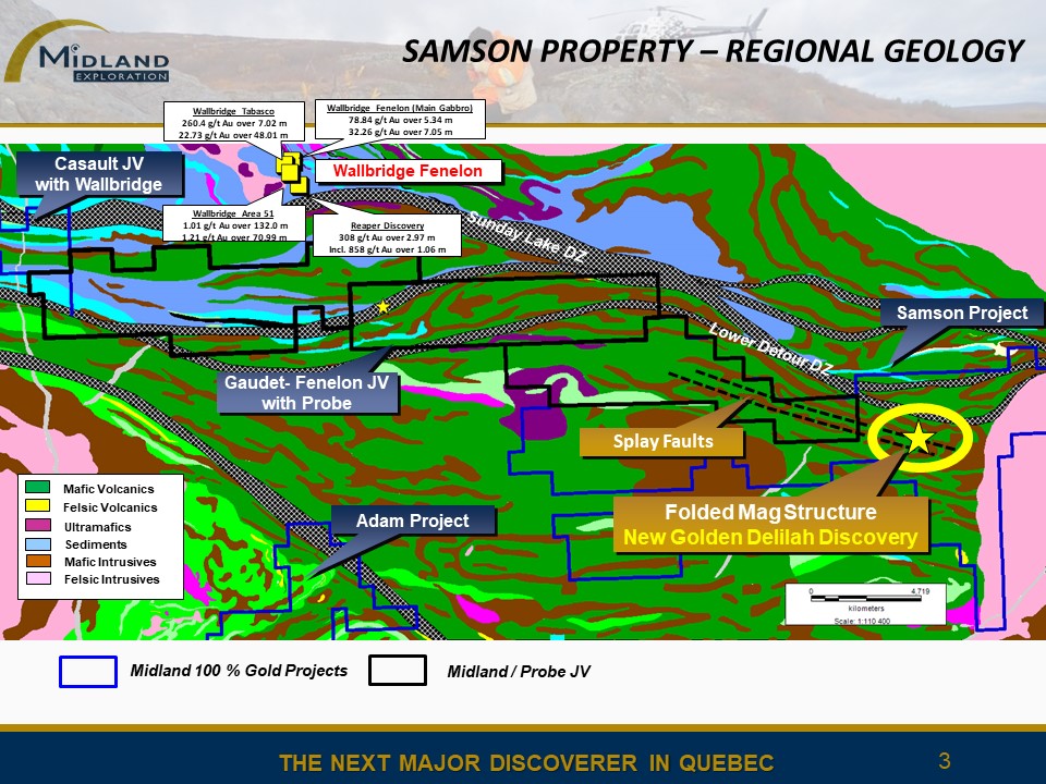 Figure 3 Samson Geology