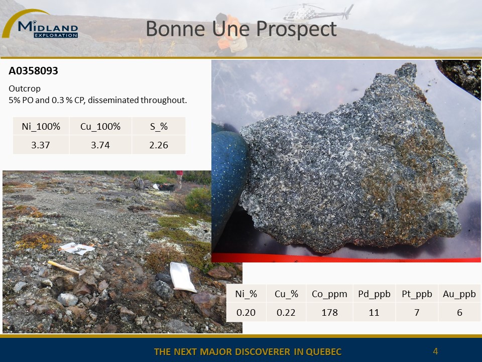 Figure 4 Bonne Une Prospect