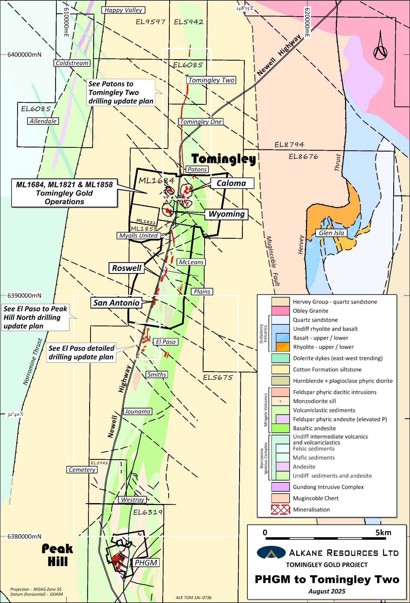 PHGM to Tomingley Two