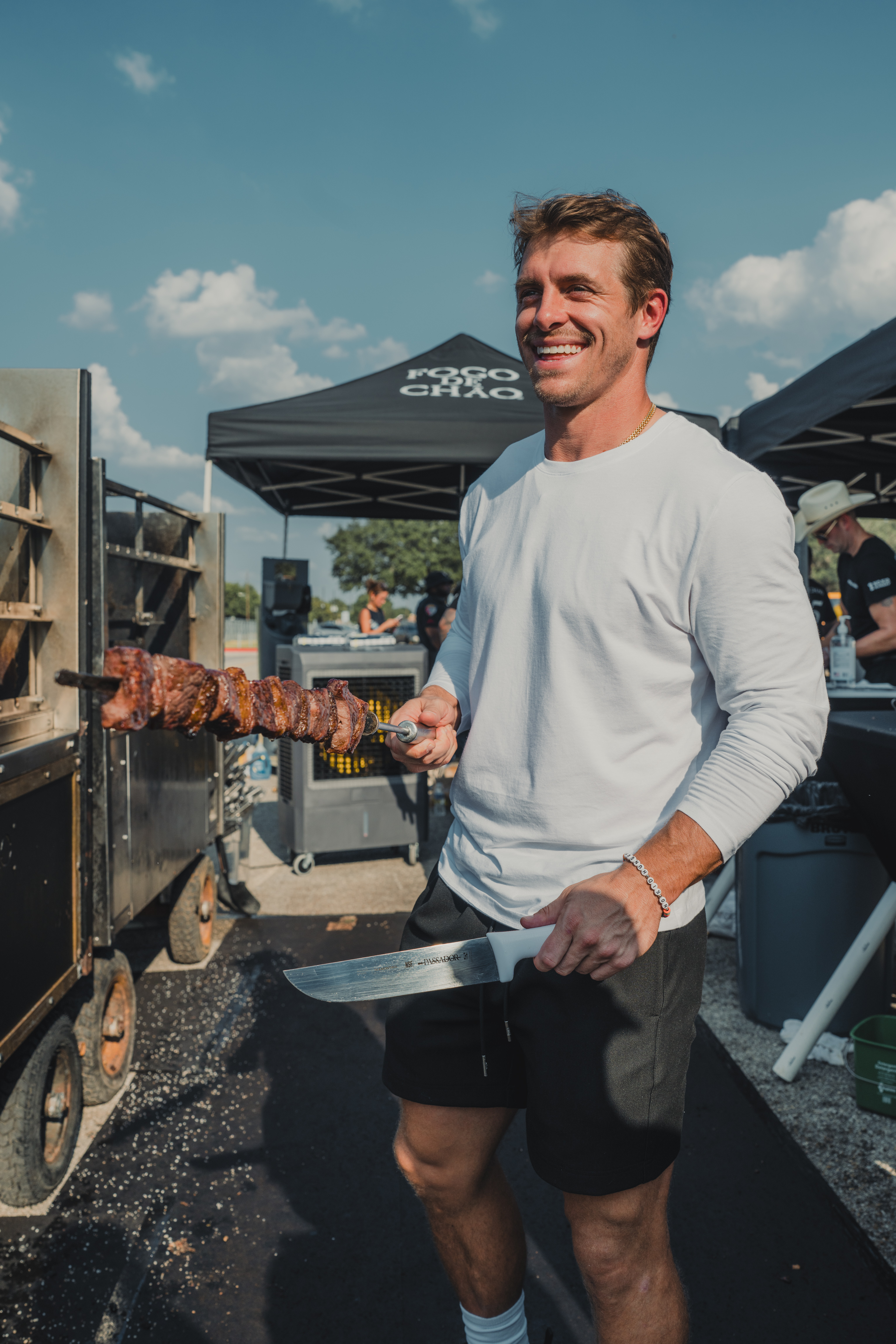 Fogo de Chão and Pro Football Player Braxton Berrios Fuel Houston Students with Surprise Meal