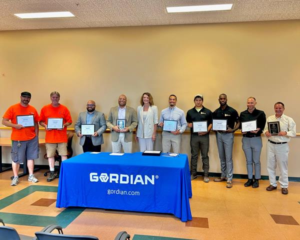 Gordian Presents the 2022 Harry H. Mellon Award of Excellence in Job Order Contracting (JOC) to Harrisburg Housing Authority (HHA) and Lobar Associates