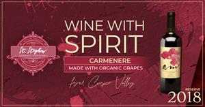 St. Stephen Vinyeards Am Carmenere 2018 Organic Wine