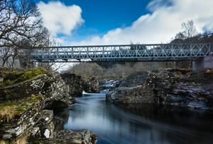 Mabey Bridge at Glen Orchy, Scotland - Image Copyright FLS
