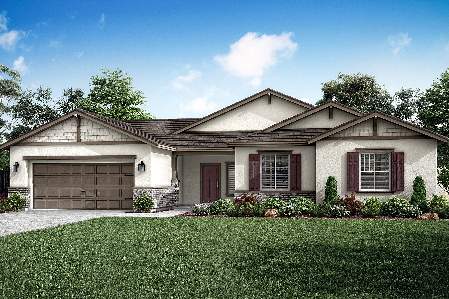 The Newport plan by LGI Homes is a stunning, single-story home with four bedrooms, a spacious layout, added flex room and more.