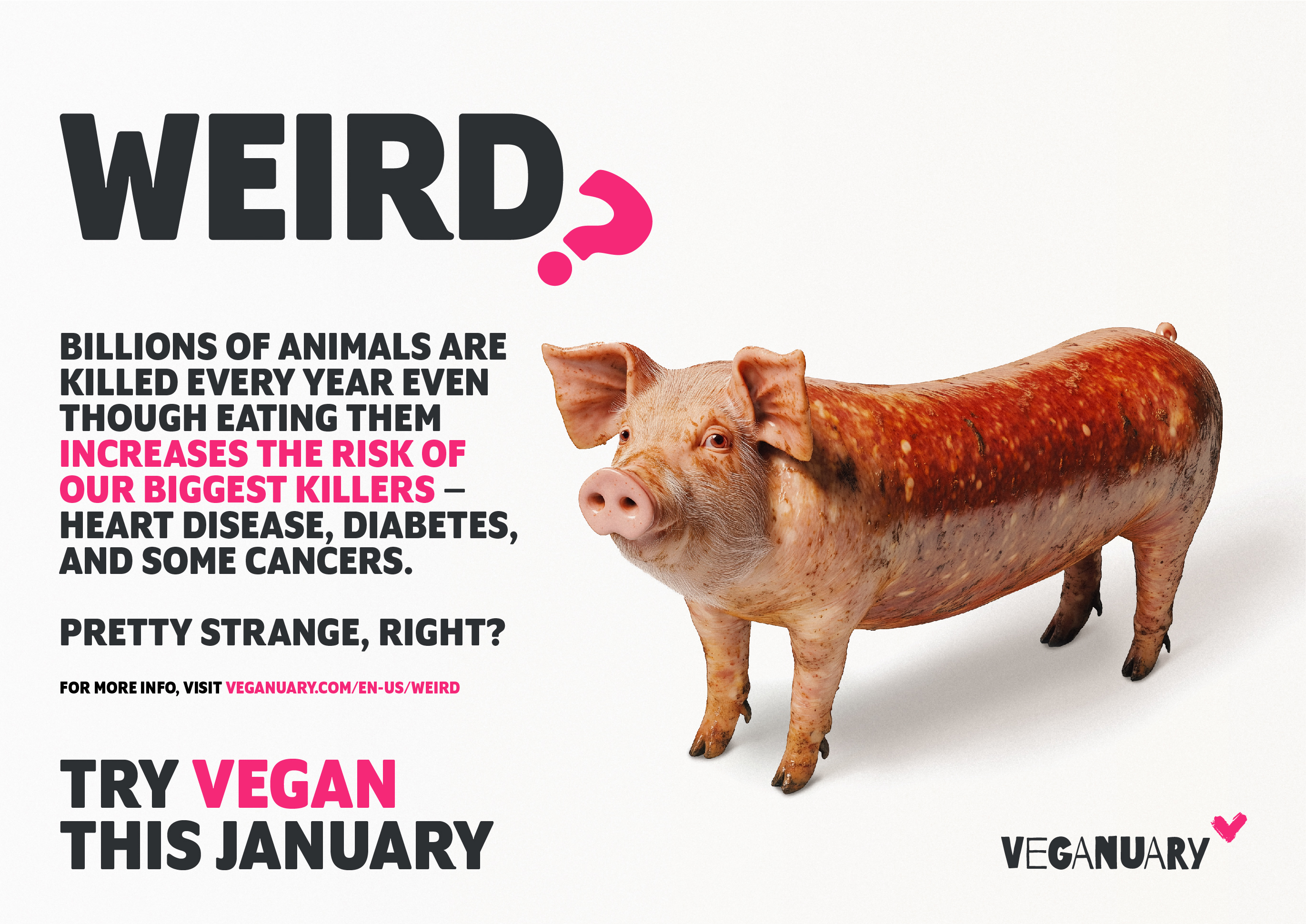 Veganuary 2025 campaign ad