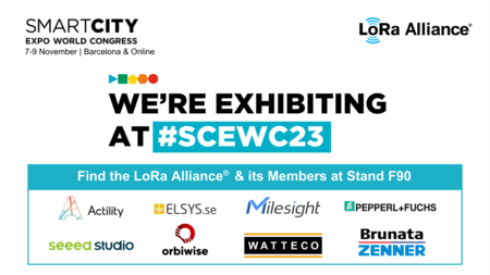 LoRa Alliance exhibiting at SCEWC