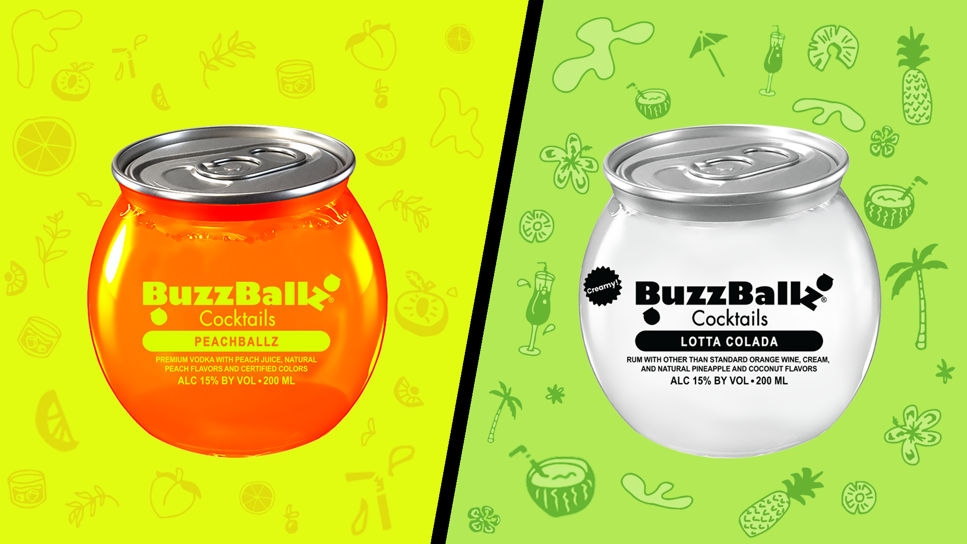 New PeachBallz and Lotta Colada BuzzBallz Renders