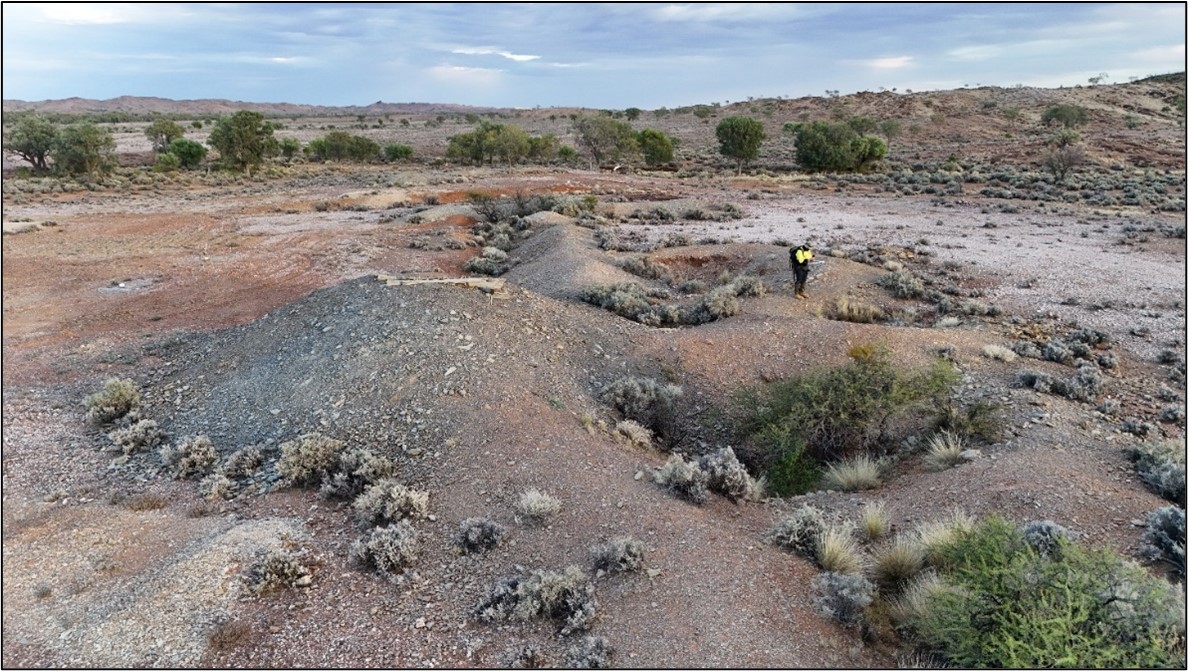 Drone footage of mapping activities at the Clone prospect, Tibooburra NSW. 