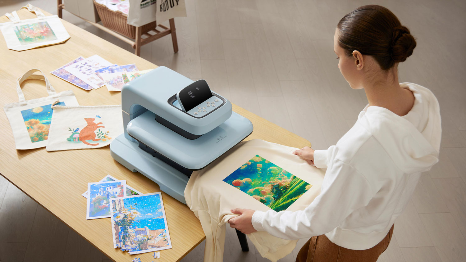 HTVRONT Auto Heat Press 2