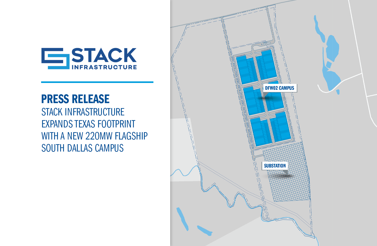 STACK expands Texas portfolio with 100 acres in Lancaster, TX featuring dedicated power and AI-Ready capabilities