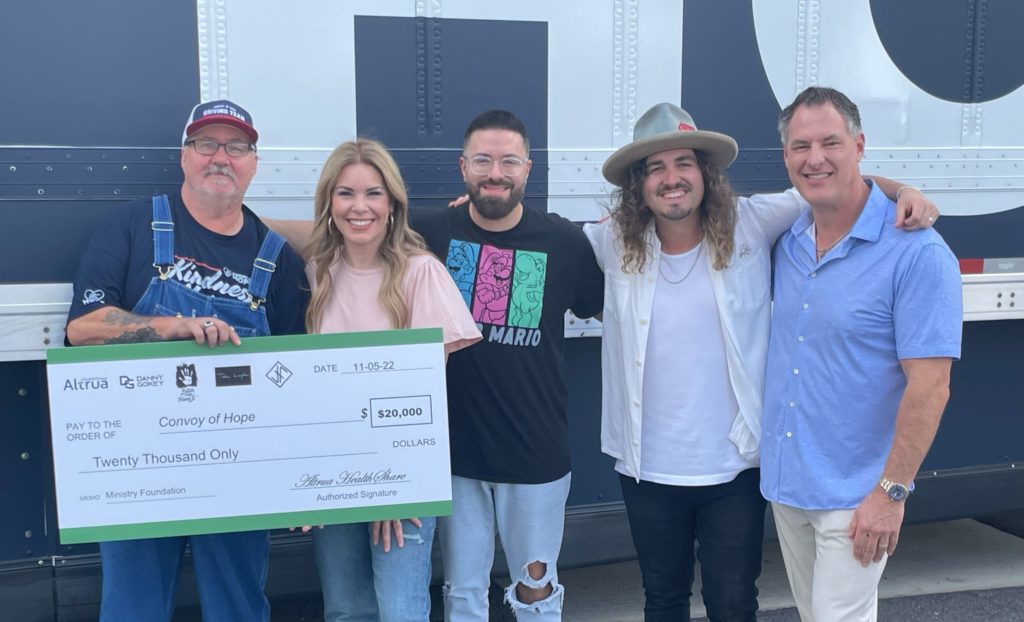 Altrua HealthShare + Jordan Feliz + Danny Gokey + Convoy of Hope Donation