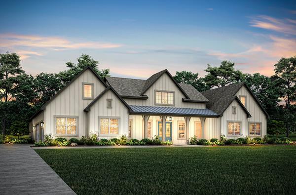 The five-bedroom Tallulah floor plan by Terrata Homes is available at Southern Pines in Hilliard, FL