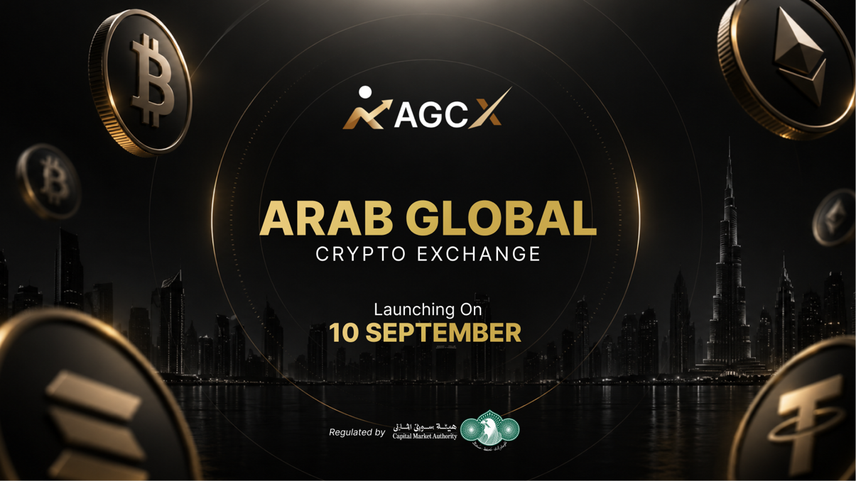 Arab Global Crypto Exchange (AGCX) to Launch on September 10 with AED Support and Zero Platform Fees on Crypto Transfers
