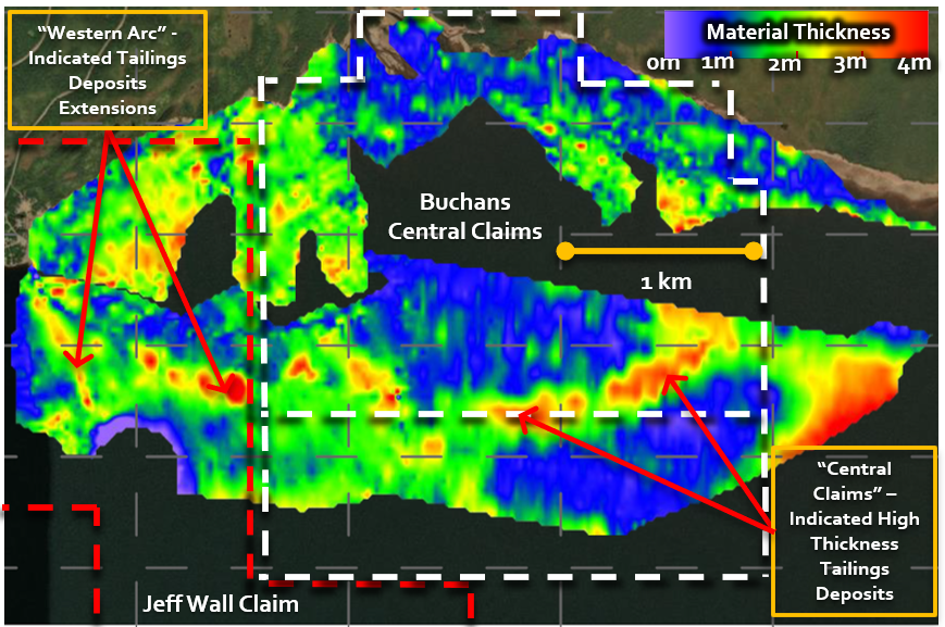 Image one: GPR Survey results from Buchans Project: Image one: GPR Survey results from Buchans Project