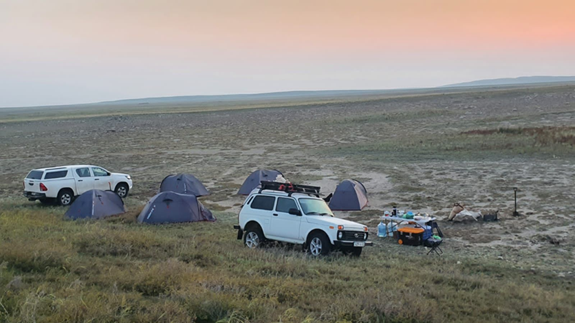 Exploration Field Camp at Akkuduk exploration license in northeastern Kazakhstan (Summer 2022)