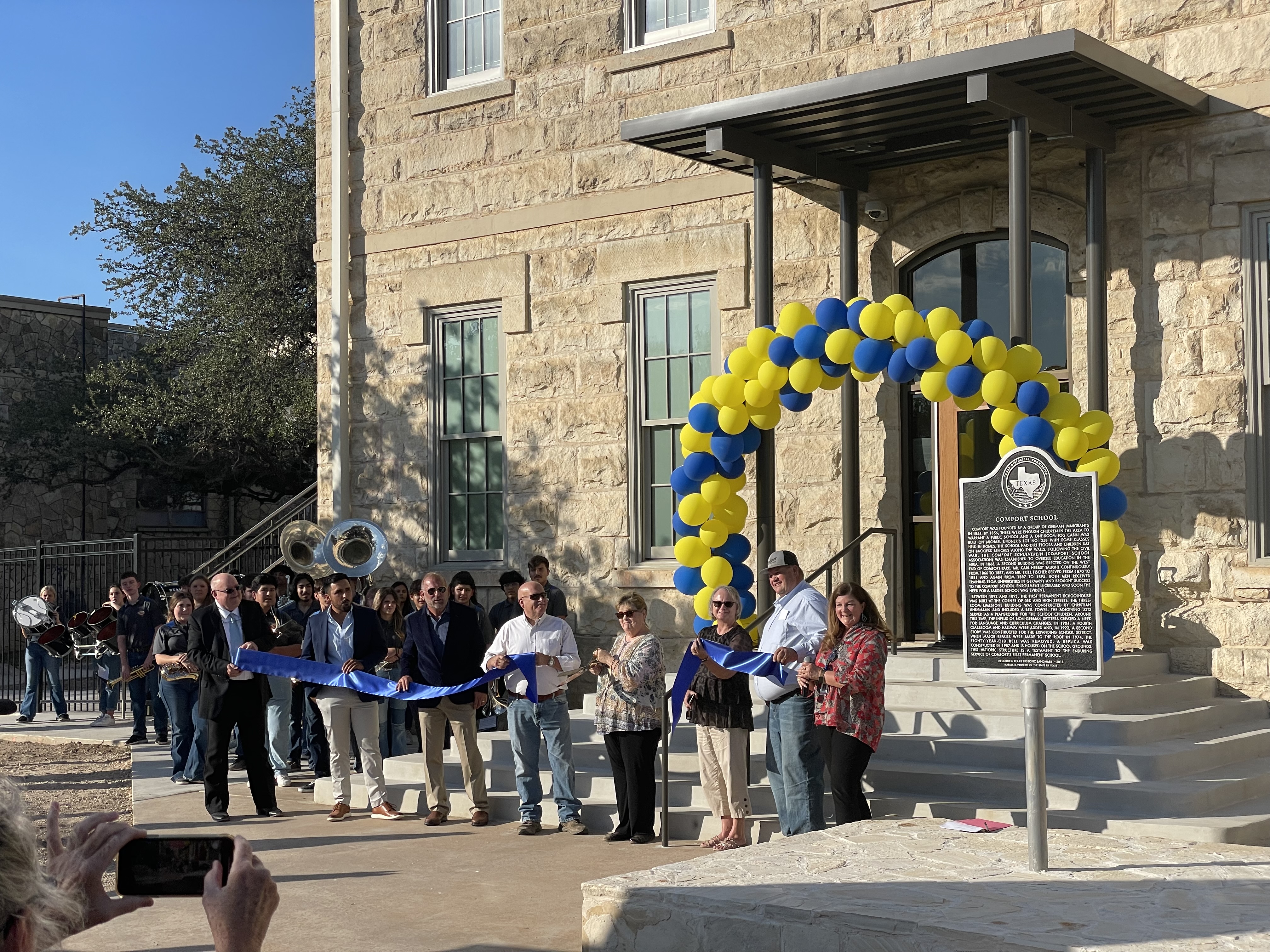 Comfort ISD Ribbon Cutting Ceremony