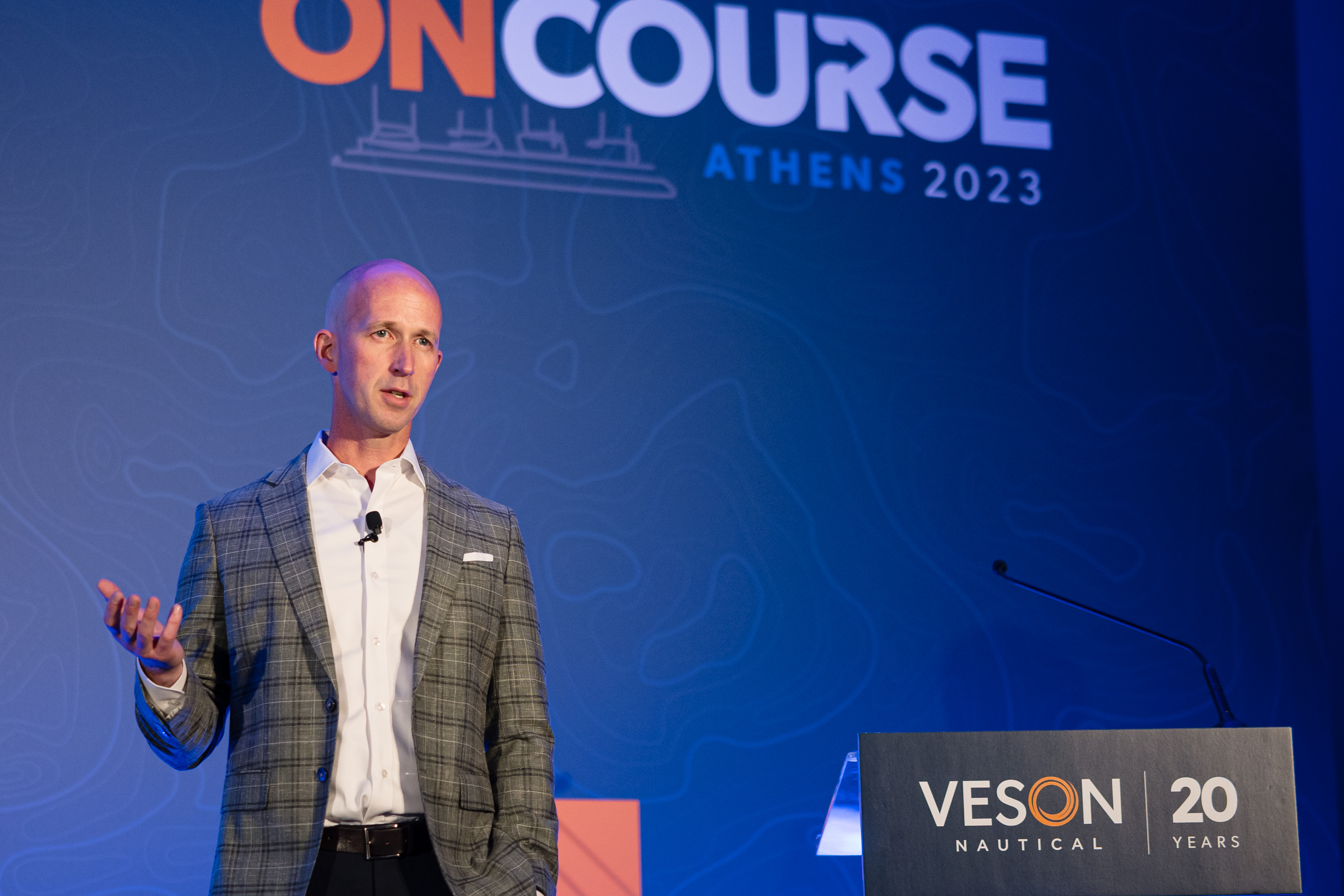 Sean Riley - Veson Nautical presenting at ONCOURSE2023