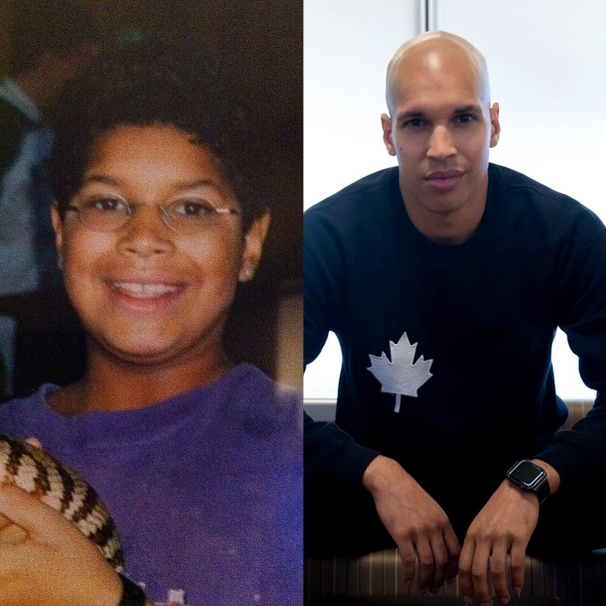 Marc Lafleur, former Little (mentee) and entrepreneur, then and now