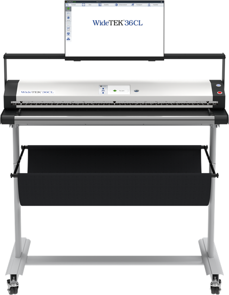 Image Access WideTEK® 36CL CIS scanner with monitor with mounting bridge 