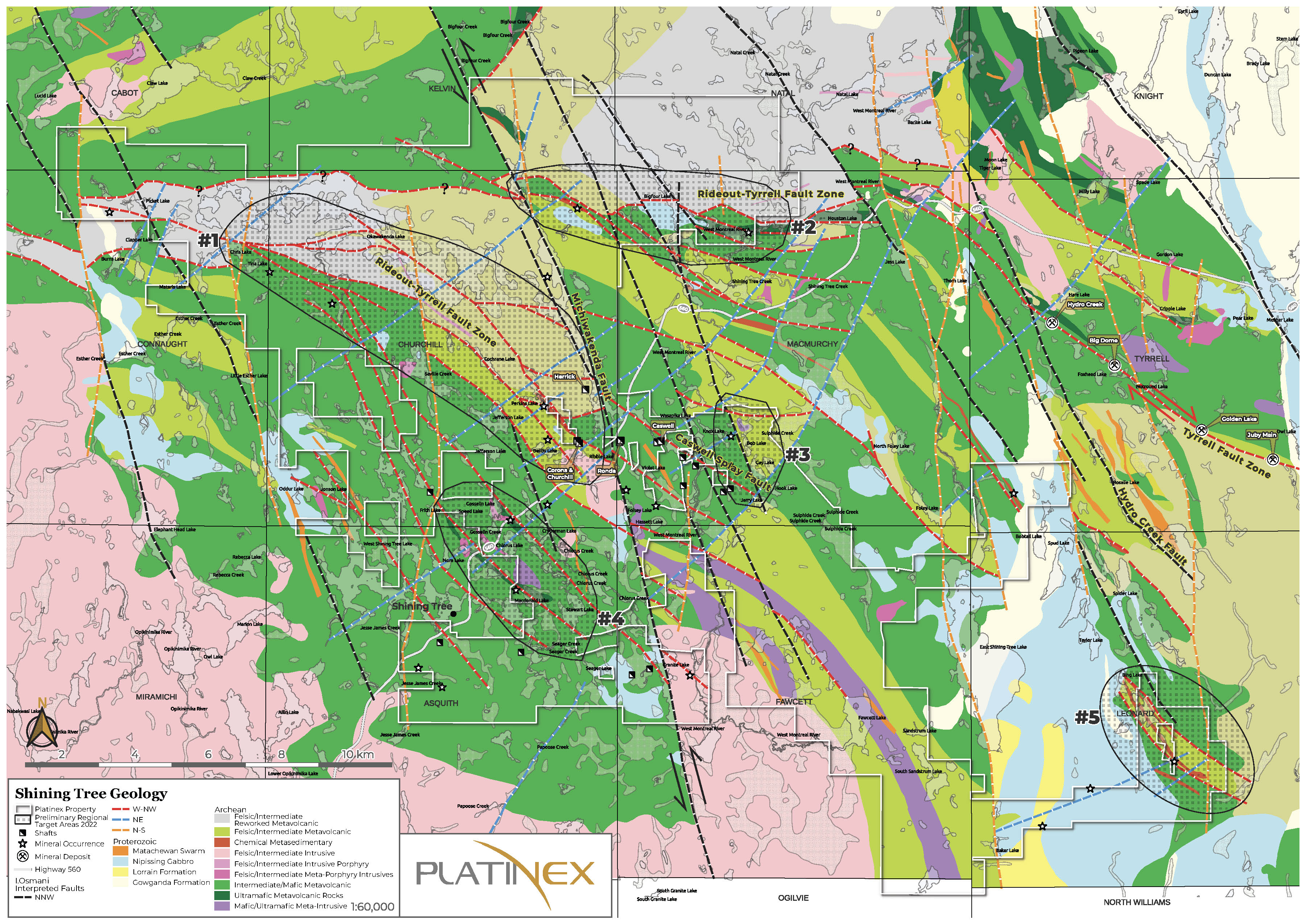 PR Image 1 - Interpreted Structural Geology Map with Exploration Areas (2)