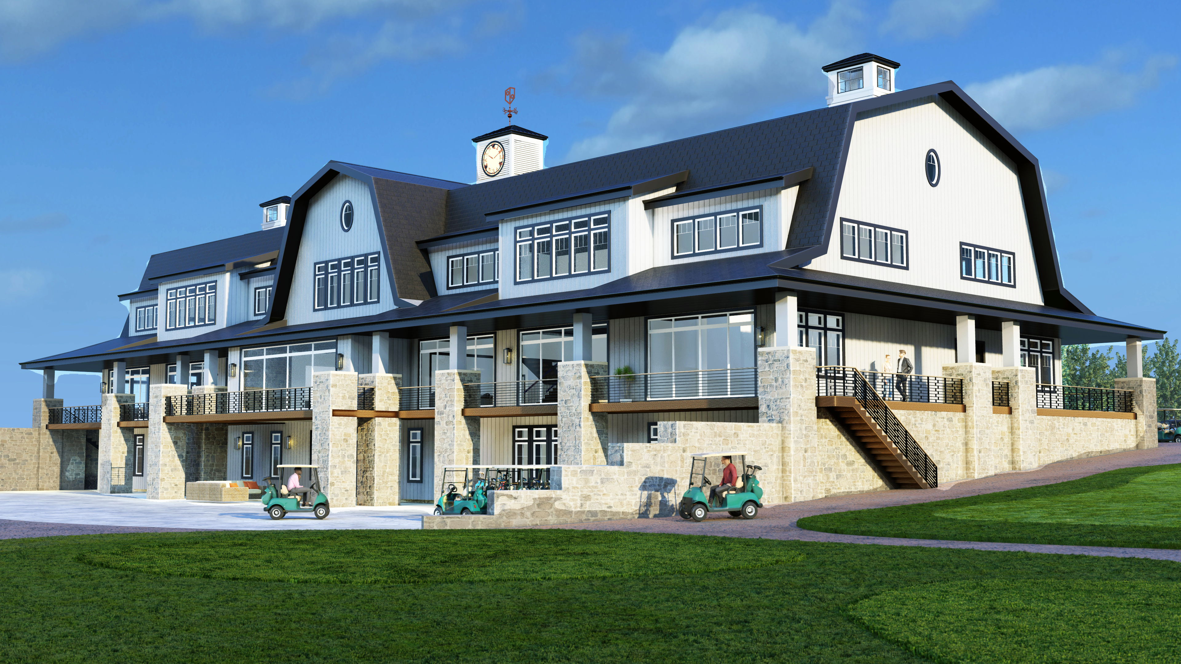 Future Clubhouse at The Golf Club at Delacour Crossing