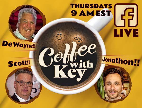 Coffee with Key Every Thursday Morning with KD's Fab 3