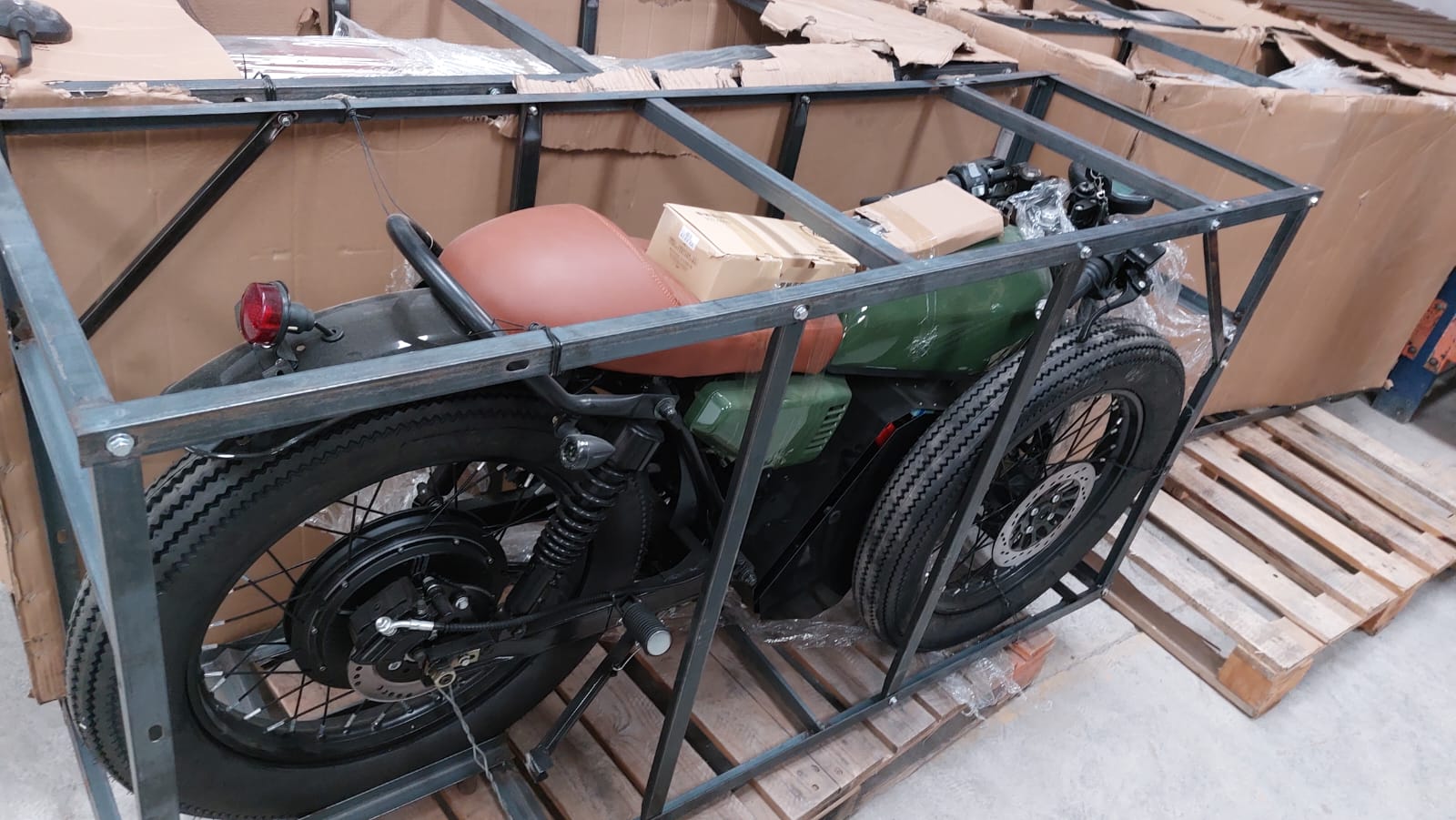 Electric Motorcycle shipments are arriving on schedule in Kenya