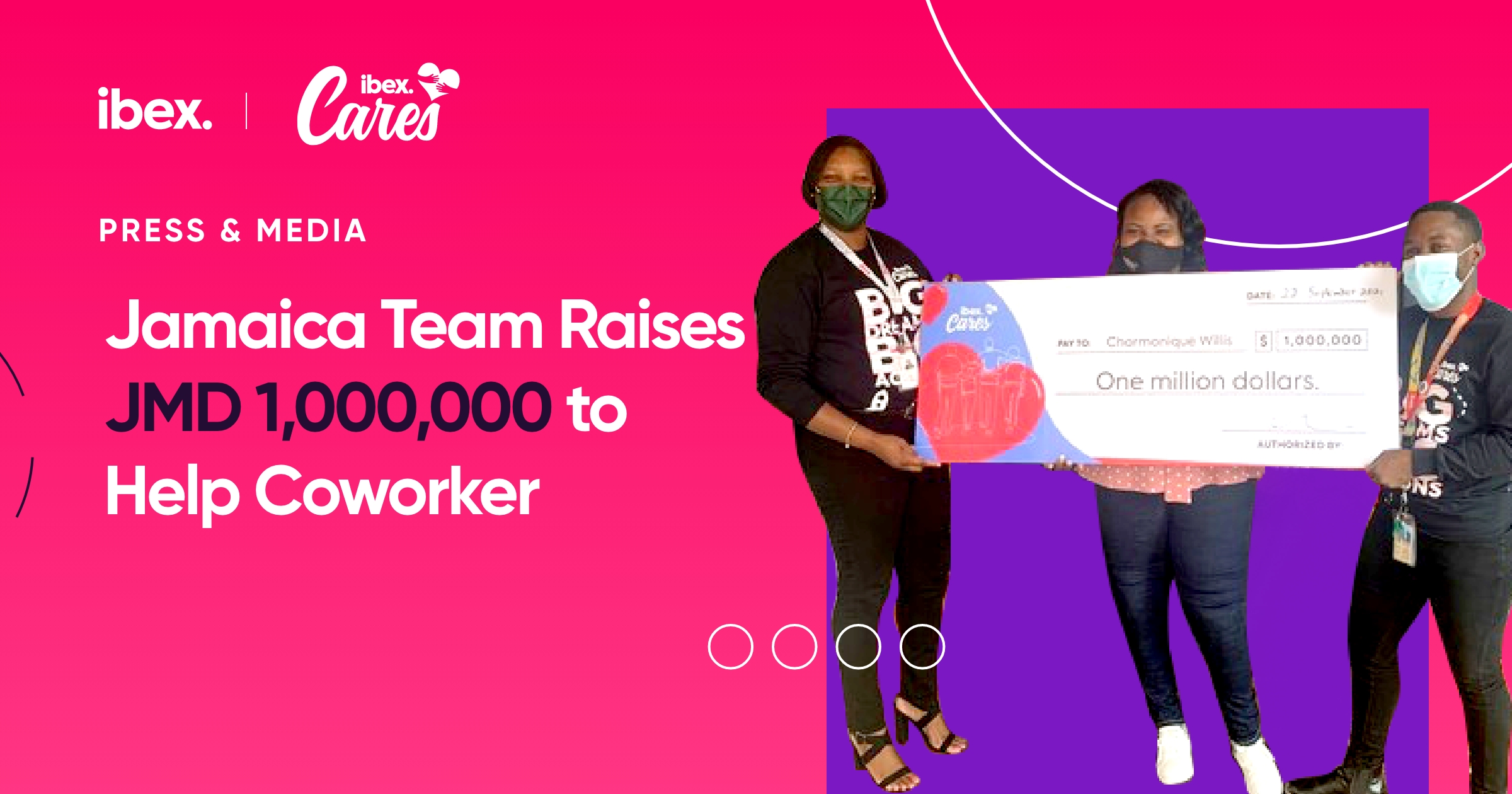 Jamaica Team Raises $1 million JMD to Help Coworker
