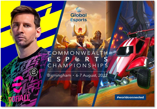 Commonwealth Esports Championships in Birmingham England on August 6th and 7th