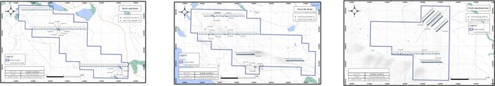 3 Zones of Sampling at Pinchi Lake Property