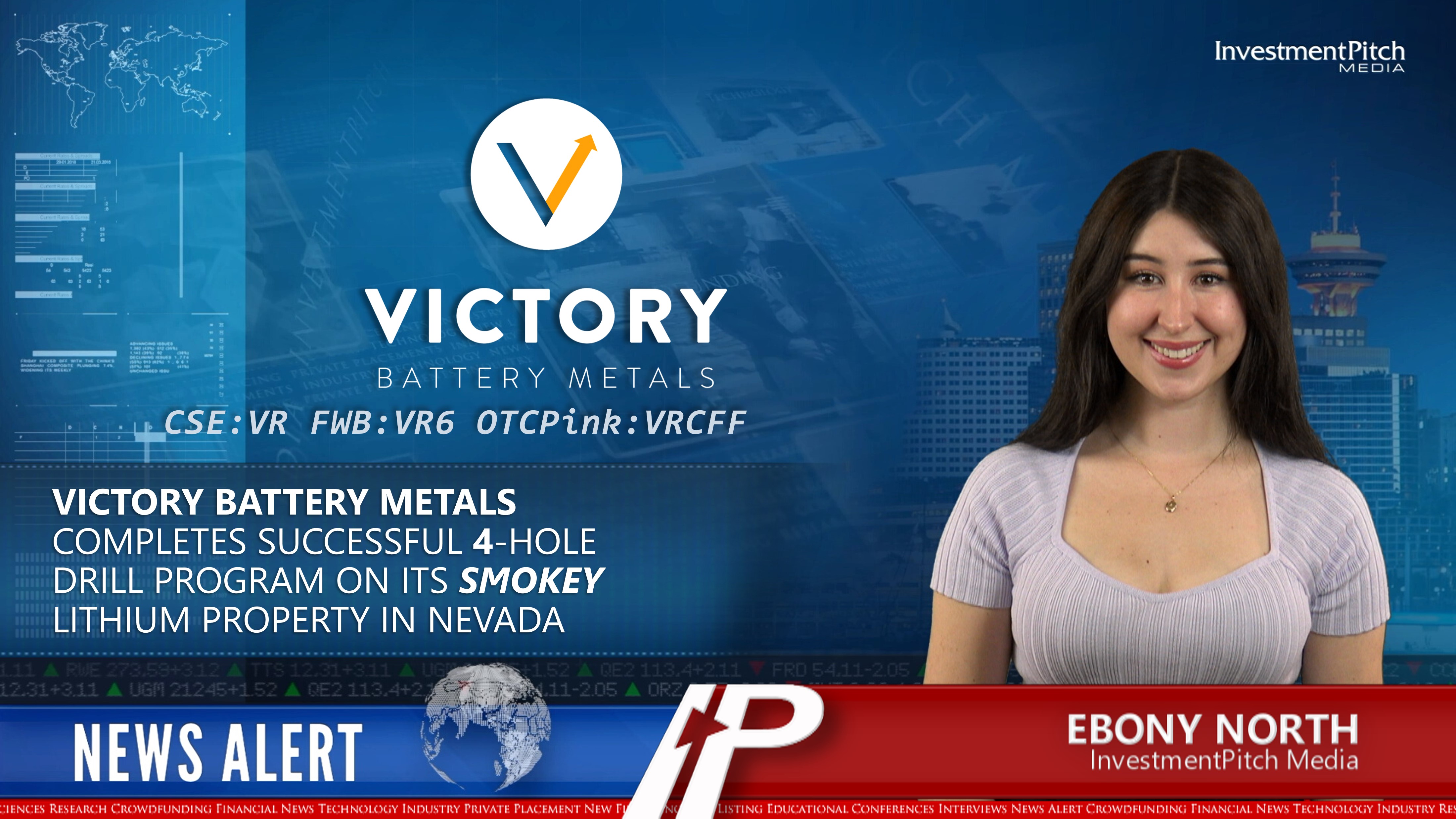Victory Battery Metals completes successful 4-hole drill program on its Smokey lithium property in Nevada: Victory Battery Metals completes successful 4-hole drill program on its Smokey lithium property in Nevada