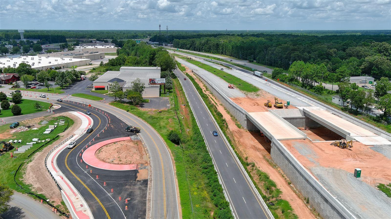 Aerial of GDOT District 4 Roadway