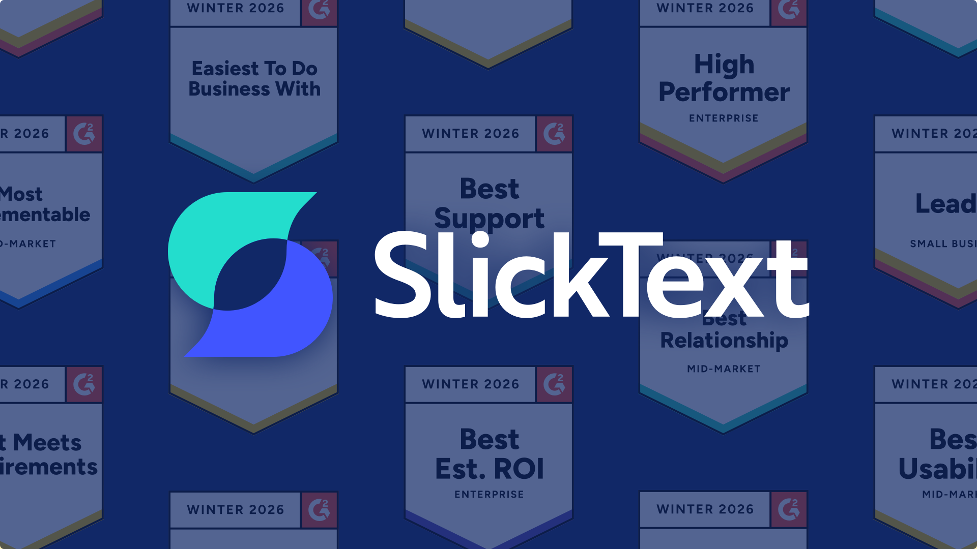SlickText's Winter 2026 G2 Awards